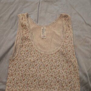 Girls drop tank top